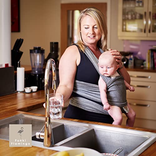 Premium Baby Sling Wrap for Newborn to Toddler by Funki Flamingo