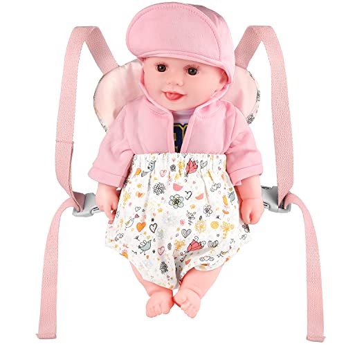 GAGAKU Doll Carrier for Baby 2-4 Years, Pink Rose
