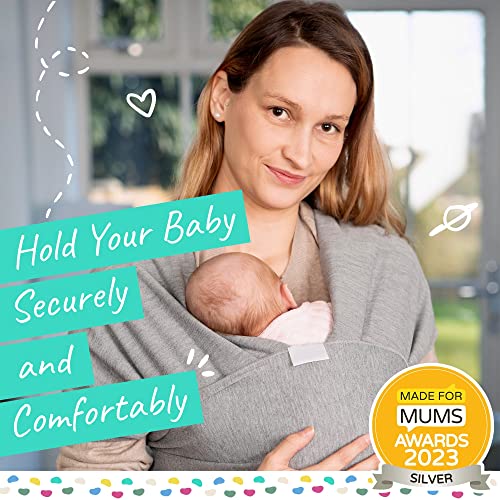 Baby Wrap Carrier - Newborn to 35 lbs | 3 Carrying Positions