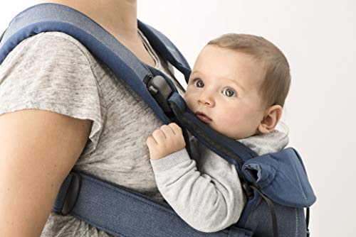 BabyBjörn Carrier One, Cotton Mix, Denim/Blue