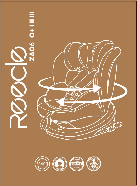 Reecle 360 Swivel Car Seat for Babies (Black)