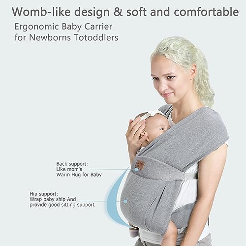 vrbabies Baby Wraps Carrier Sling: Skin-Friendly Front Baby Carrier