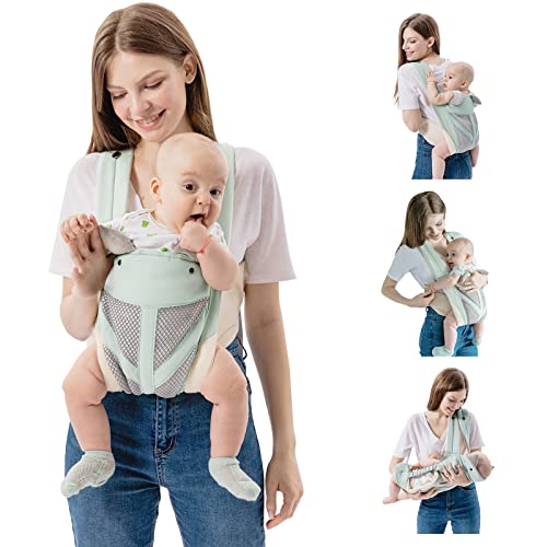 FUNUPUP 4-in-1 Baby Sling Carrier, Blue