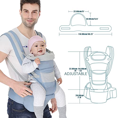 6-in-1 Ergonomic Baby Carrier for All Seasons