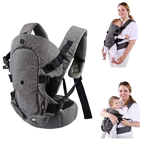 HUIMO Baby Carrier, Ergonomic Design, Soft Breathable Sling