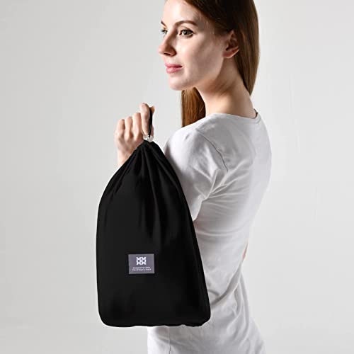 Bebamour All-in-1 Stretchy Baby Carrier Wrap, Black