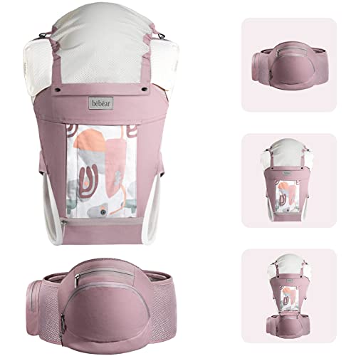 Bebamour 10-in-1 Baby Carrier - Pink