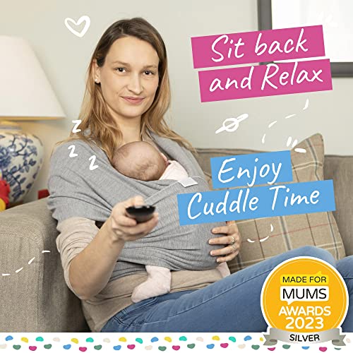 Baby Wrap Carrier - Newborn to 35 lbs | 3 Carrying Positions