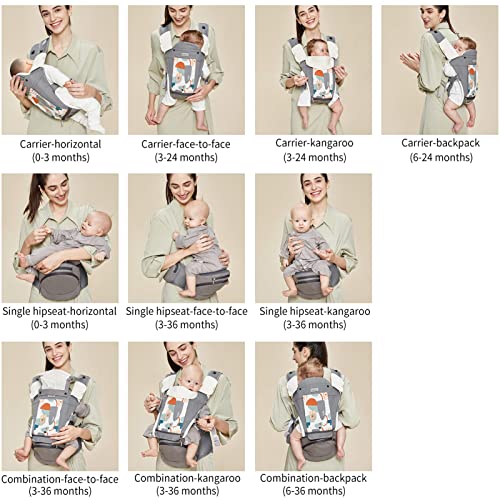 Bebamour 10-in-1 Baby Carrier - Pink