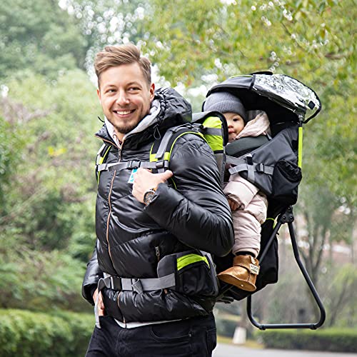 HOMCOM Baby Hiking Backpack Carrier with Hip Seat