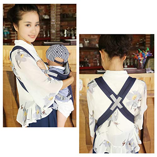 Adjustable Infant Baby Carrier with Hip Seat - Navy