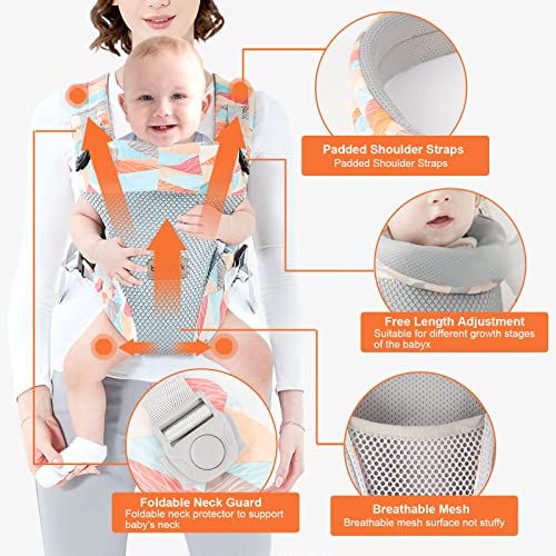 SERAPHY Baby Carrier: Front & Back, 0-24 Months
