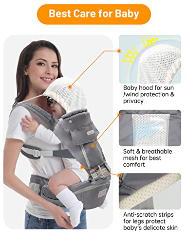 6-in-1 Baby Carrier for Newborn to Toddler