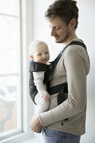 BABYBJÖRN Mini Cotton Baby Carrier - Black