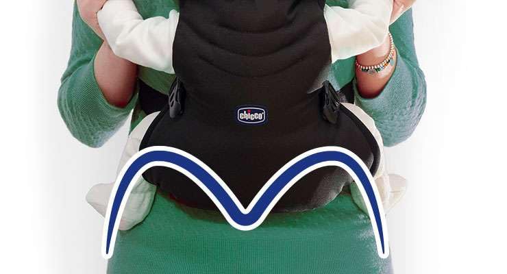 Chicco Easyfit Baby Carrier: Black, comfortable & adjustable