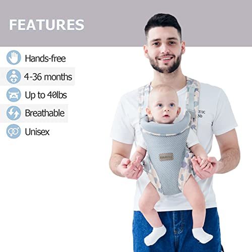 IULONEE Baby Carrier Sling: Breathable Infant Wrap