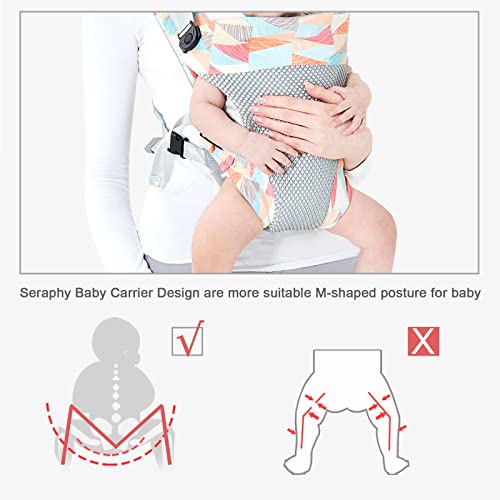 SERAPHY Baby Carrier: Front & Back, 0-24 Months