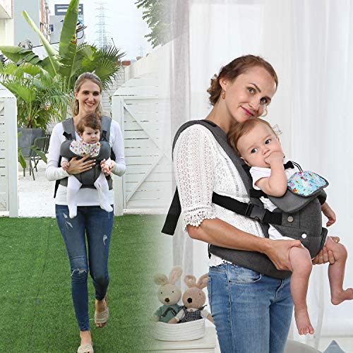 HUIMO Baby Carrier, Ergonomic Design, Soft Breathable Sling