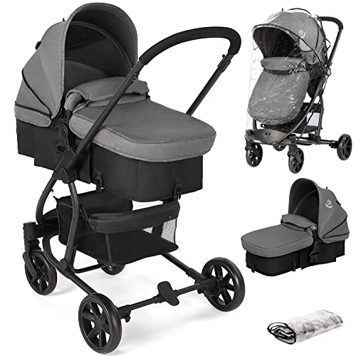 Hello-5ive Foldable Lightweight Baby Stroller with Accessories