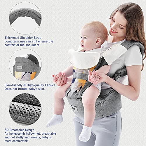 Bellababy 6-in-1 Hip Seat Baby Carrier