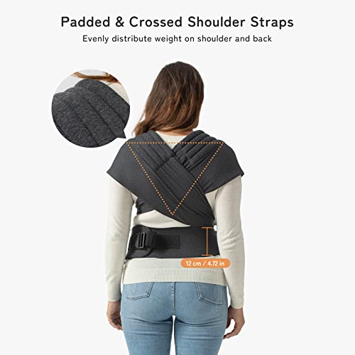 Besrey Ergonomic Baby Sling with Head Support