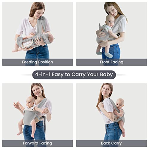 SERAPHY 4-in-1 Baby Carrier - Grey