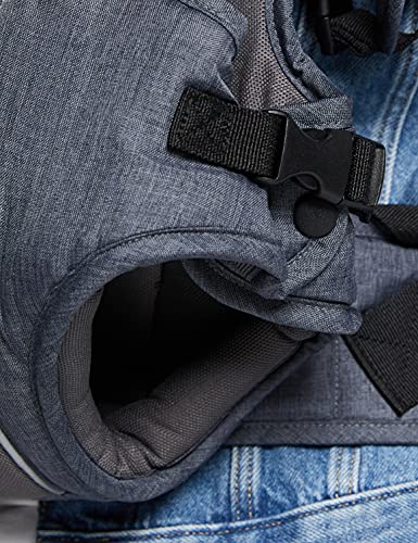 Nuby Baby Carrier: Ergonomic, Adjustable, Lightweight (Dark Grey)