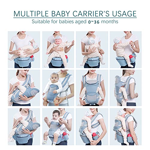 6-in-1 Ergonomic Baby Carrier for All Seasons
