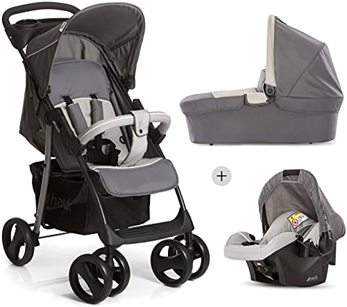 Hauck Shopper SLX Trioset Travel System - Stone Grey