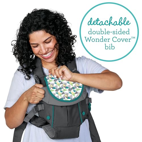 Ergonomic Grey Infantino Baby Carrier with Hip Seat
