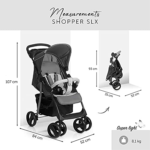 Hauck Shopper SLX Trioset Travel System - Stone Grey