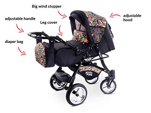 GaGaDumi Urbano 3 in 1 Pram Stroller