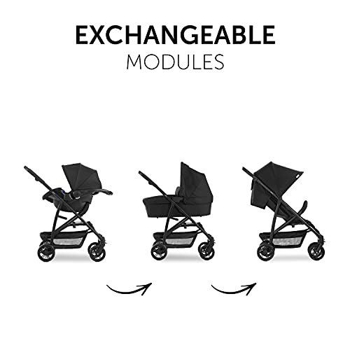 Hauck Rapid 4 Trioset Travel System, Black