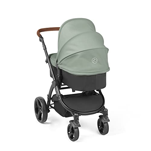 Ickle Bubba Stomp Urban 3 in 1 baby travel system - Matte Black/Sage Green/Tan