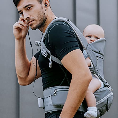 Bebamour Foldable 6-in-1 Baby Carrier with Hipseat