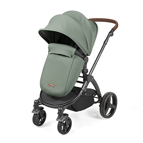 Ickle Bubba Stomp Urban 3 in 1 baby travel system - Matte Black/Sage Green/Tan