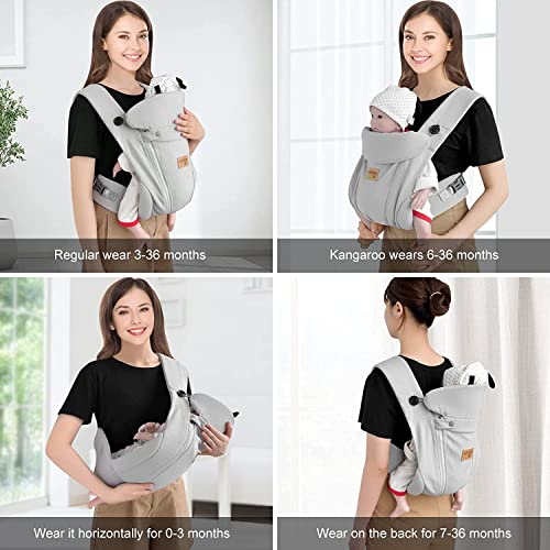 Ergonomic Baby Carrier: Adjustable and Breathable for Newborns