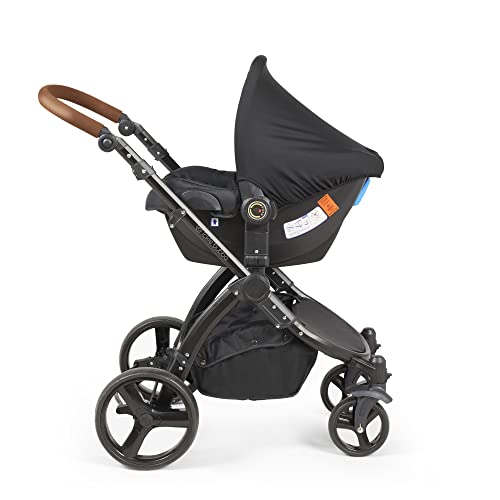 Ickle Bubba Stomp Urban 3 in 1 baby travel system - Matte Black/Sage Green/Tan
