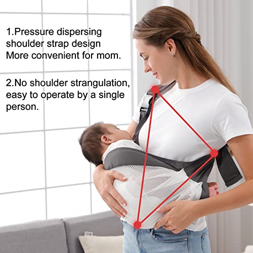 CUBY Breathable Baby Carrier with Adjustable Straps