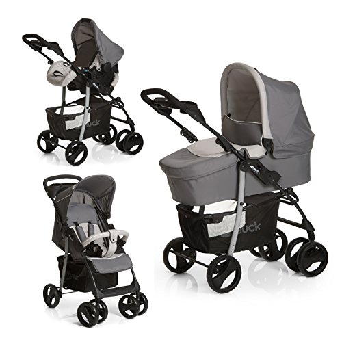 Hauck Shopper SLX Trioset Travel System - Stone Grey