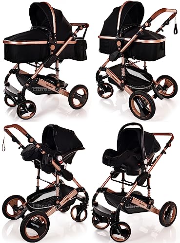 3 in 1 Lightweight Stroller for Newborns to Toddlers