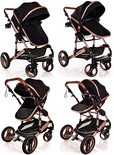 3 in 1 Lightweight Stroller for Newborns to Toddlers