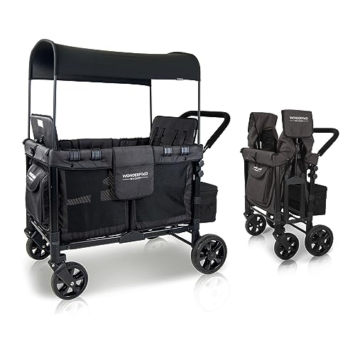 Wonderfold W4 Volcanic Black Stroller