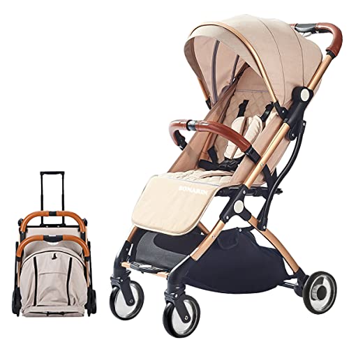 Compact Travel Buggy with Upgraded Wheels, Khaki
