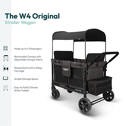 Wonderfold W4 Volcanic Black Stroller