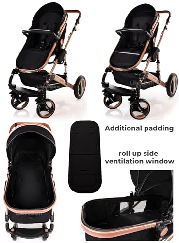 3 in 1 Lightweight Stroller for Newborns to Toddlers