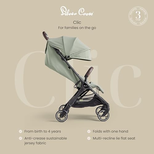 Silver Cross Compact Travel Stroller | Foldable & Lightweight