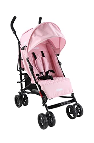 Pink Babyco Arc 0+ Stroller Pram Pushchair with Raincover