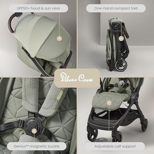 Silver Cross Compact Travel Stroller | Foldable & Lightweight