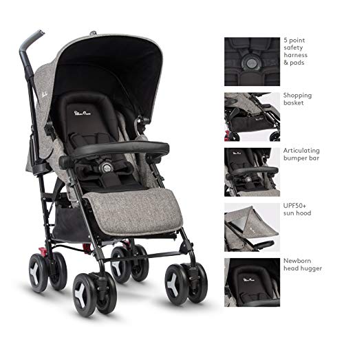 Compact and Lightweight Silver Cross Reflex Stroller - Brompton